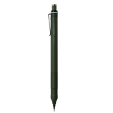 Tombow Mono Graph Fine versatil kalem koyu yeşil, dik konumda tam boy görünüm, 0.5 mm