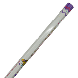 Tombow Vintage Kurşun Kalem gövdesinin diğer yüzü, Japonca baskı ile GB-KW 24 kodu ve mor uç