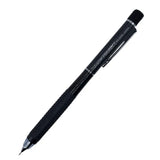 Tombow Protect versatil kalem dik açıdan tam boy, uç dışarı çıkmış halde beyaz zeminde