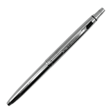 Uni M3-100 vintage versatil kalem, krom çelik gövde ve krom klips, eğik tam boy, 0.3 mm