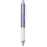 Uni Alpha Gel Kuru Toga versatil kalem mor gövde ve beyaz jel kavrama, tam boy, 0.5 mm