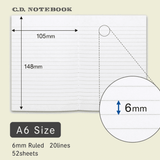 Apica CD-10 A6 Çizgili Defter