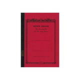 Apica CD-11 A5 defter kırmızı kapak, siyah bez sırt ve klasik NOTE BOOK çerçevesi