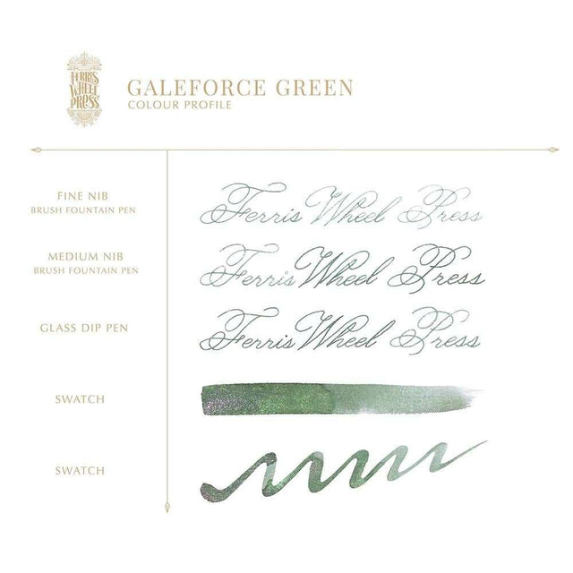 Ferris Wheel Press 10 ml Şişe Mürekkep Galeforce Green