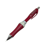Pentel Ergonomix versatil kalem bordo gövde ve dalgalı kauçuk kavrama, tam boy açılı, 0.5 mm