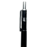Uni Mitsubishi M5 tıklama başlığı, krom klips ve klips üzerindeki M5 işareti makro