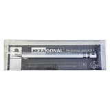 Staedtler Hexagonal kalemin şeffaf blister ambalajı, kartında Hexagonal Mechanical pencil 0.5 yazısı