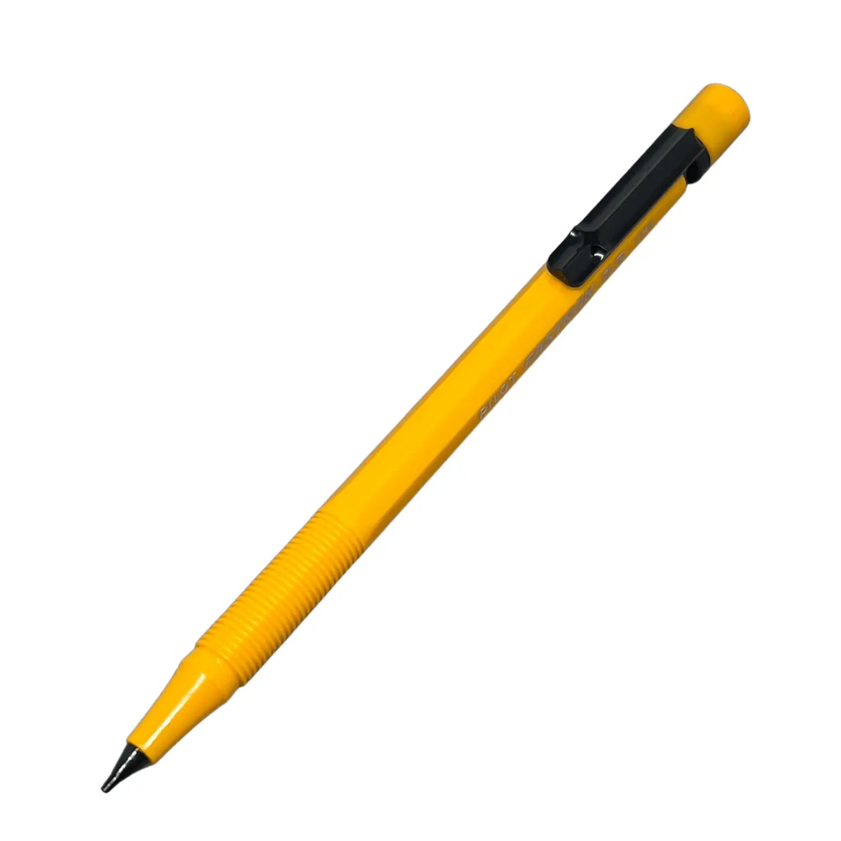 Pilot Fastrak Vintage versatil kalem sarı gövde, siyah klips ve tırtıklı kavrama, tam boy, 0.5 mm