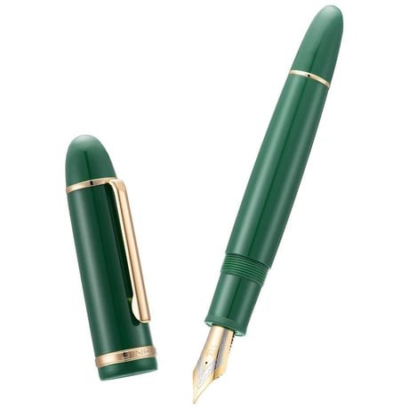 Jinhao X159 Dolma Kalem Koyu Yeşil Gold Medium