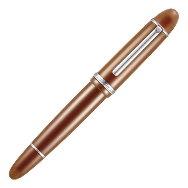 Jinhao X159 Dolma Kalem Kahve Krom Medium