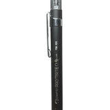 Ohto Promate kalemin gövdesindeki Ohto Pro Mate 0.9 mm ve PM-709 baskısı, krom klips görünür