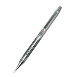 Pilot vintage versatil kalem metal gövde, dikey çizgi desenli krom kaplama ve kırmızı marka baskısı, 0.5 mm