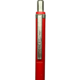 Rotring Tikky Special kalemin metal klipsindeki rotring yazısı ve başlık yakın çekim