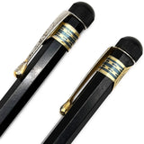 Kaweco vintage klipsli versatil kalem damla uçlu klipsler ve tırtıllı başlık