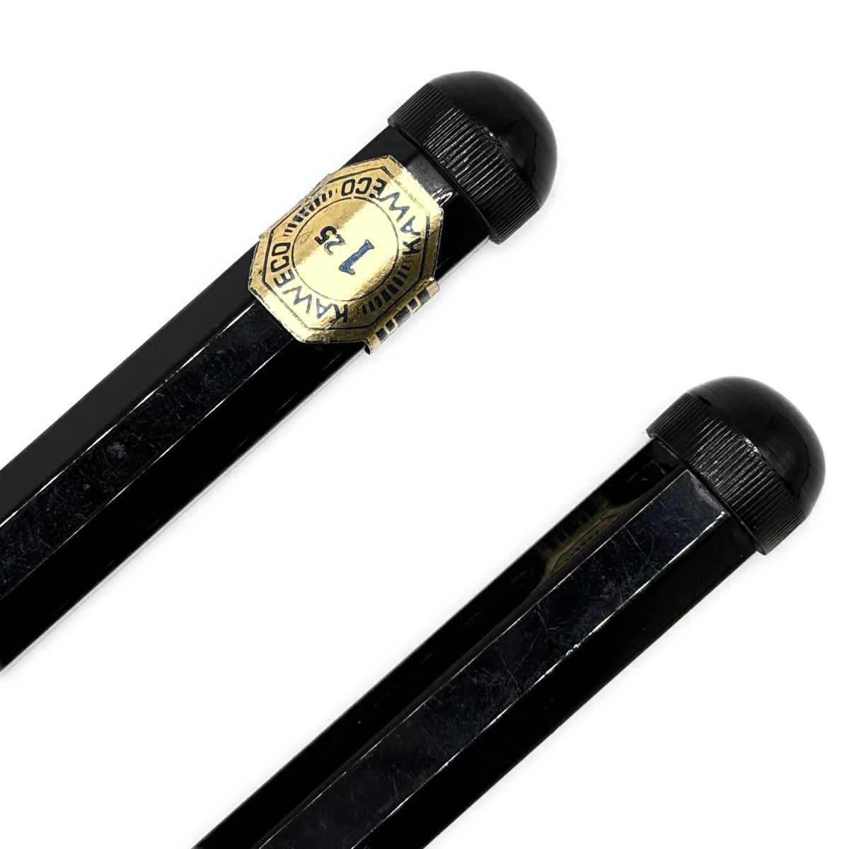Kaweco vintage versatil kalem tırtıllı çevirmeli başlık ve altın KAWECO etiketi