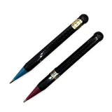 Kaweco vintage versatil kalem, mavi ve bordo uç konili iki kalem