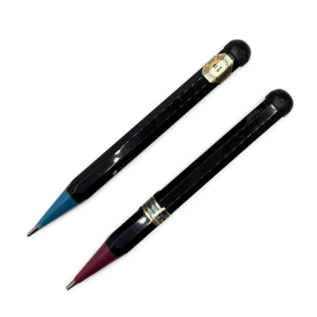 Kaweco vintage versatil kalem, mavi ve bordo uç konili iki kalem