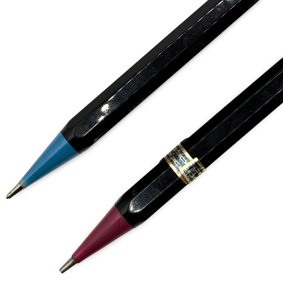 Kaweco vintage versatil kalem mavi ve bordo uç konileri