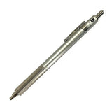 Kitera KS-02-SV versatil kalem gümüş metal gövde ve tırtıklı kavrama, B göstergeli başlık, 0.5 mm