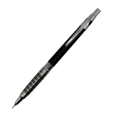 Pilot H2005 versatil kalem çapraz duruşta, krom klips ve ince metal uç borusu görünür, 0.5 mm