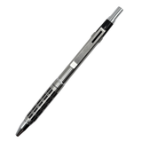 Pilot Automatic vintage versatil kalem, çelik gövde ve kafes desenli konik uç bölümü, 0.5 mm