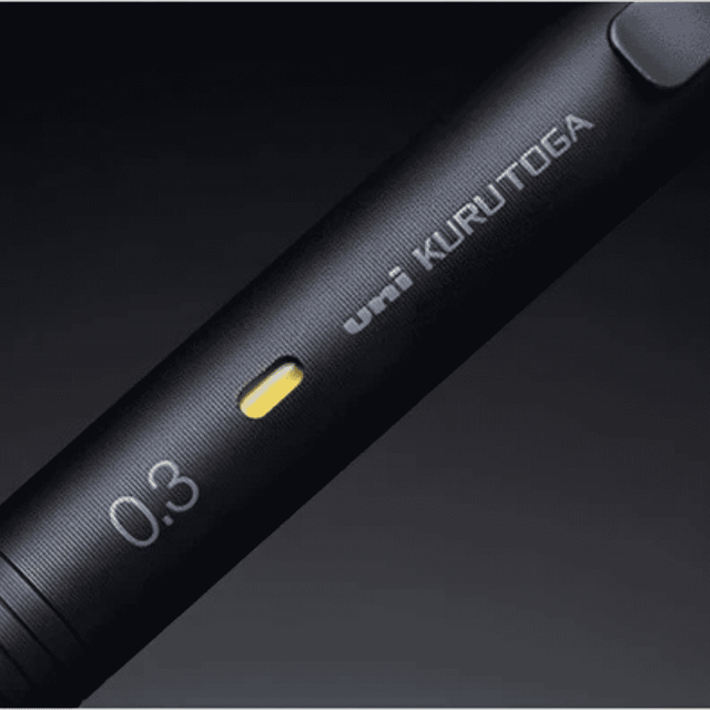 Uni Kuru Toga Metal Versatil Kalem - Nocturne Black 0.3 mm