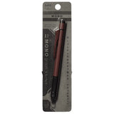 Tombow Mono Graph Tune bordo kalemin blister ambalajı, Mono graph TUNE baskılı kart