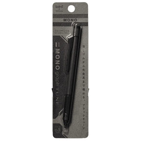 Tombow Mono Graph Tune parlak siyah kalem blister içinde, kartta 0.5 mm ibaresi
