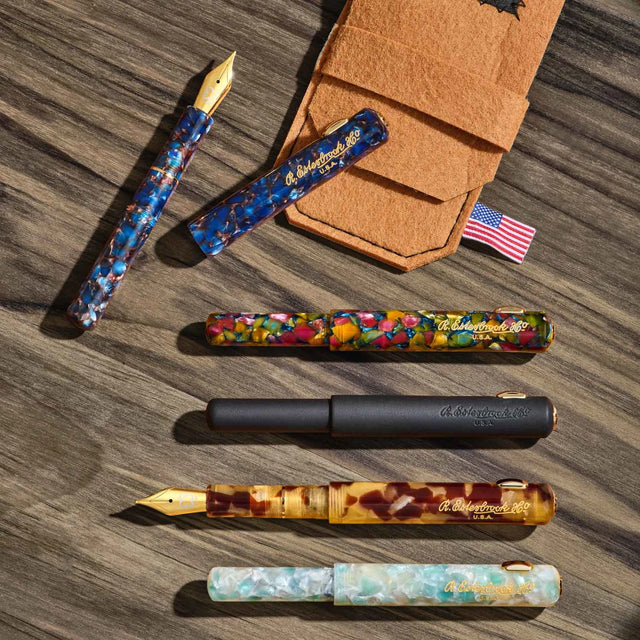 Esterbrook Niblet Tortoise Gold Dolma Kalem - Mini Stub