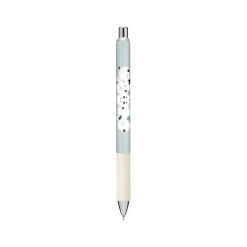 Pentel Energel Crux versatil kalem açık yeşil gövde, beyaz çiçek desenli, 0.5 mm