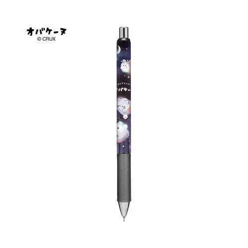 Pentel Energel Crux versatil kalem, uzayda hayalet desenli koyu gövde ve gri kavrama, 0.5 mm
