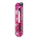 Pentel Smash Demon Slayer pembe versiyon blister ambalajında, Nezuko temalı pembe zemin baskısı