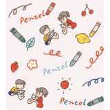 Pentel × Furukawa Shiko Sınırlı Üretim Memo Pad - 4 Desenli Japon Not Kâğıdı
