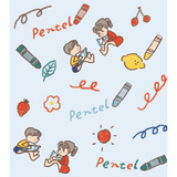 Pentel × Furukawa Shiko Sınırlı Üretim Memo Pad - 4 Desenli Japon Not Kâğıdı