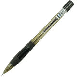 Pentel Quicker Clicker transparan versatil kalem, dumanlı gövde ve siyah kauçuk kavrama, 0.5 mm