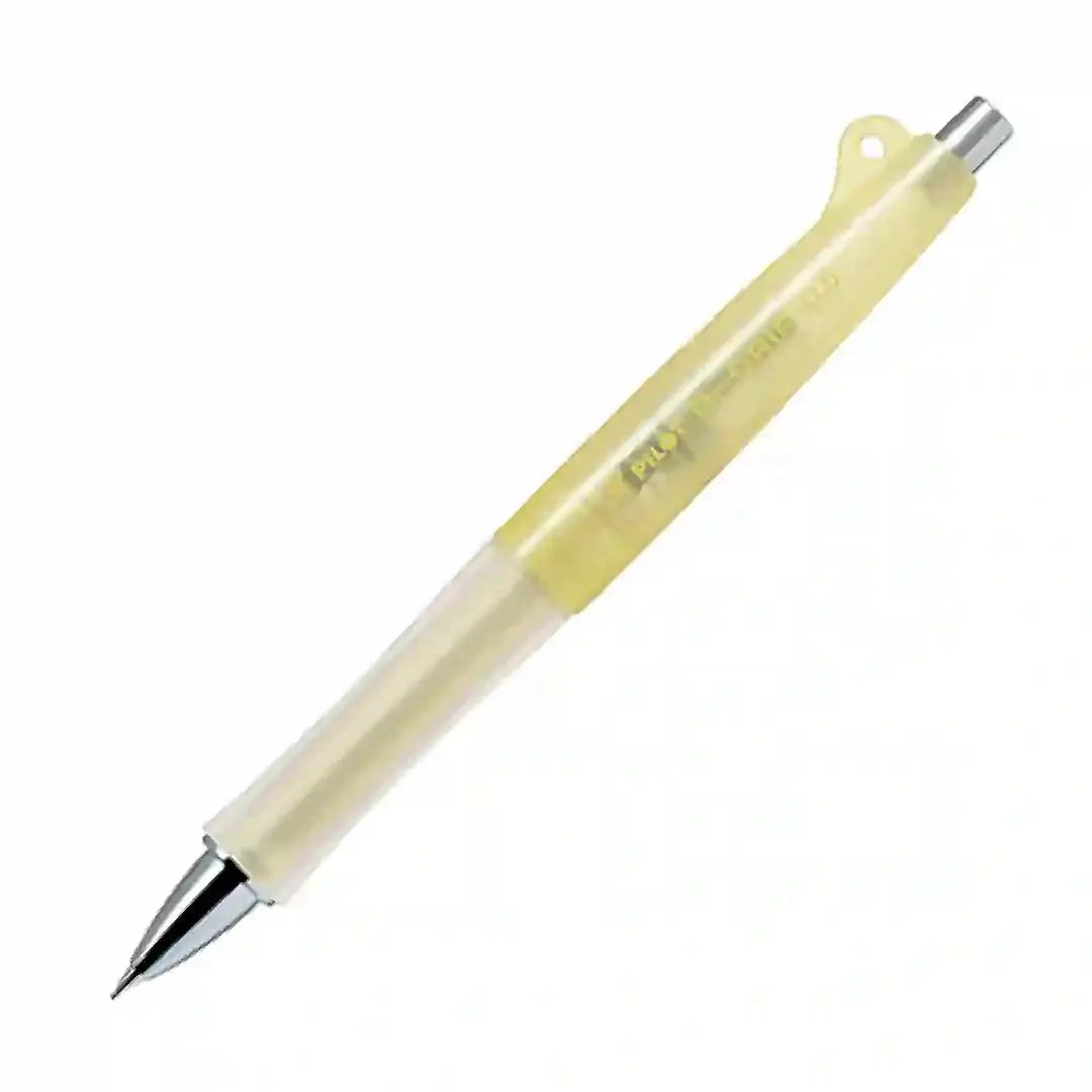 Pilot Dr Grip 30. Yıl sarı yarı saydam gövde, yumuşak kavrama ve krom uç, tam boy, 0.5 mm
