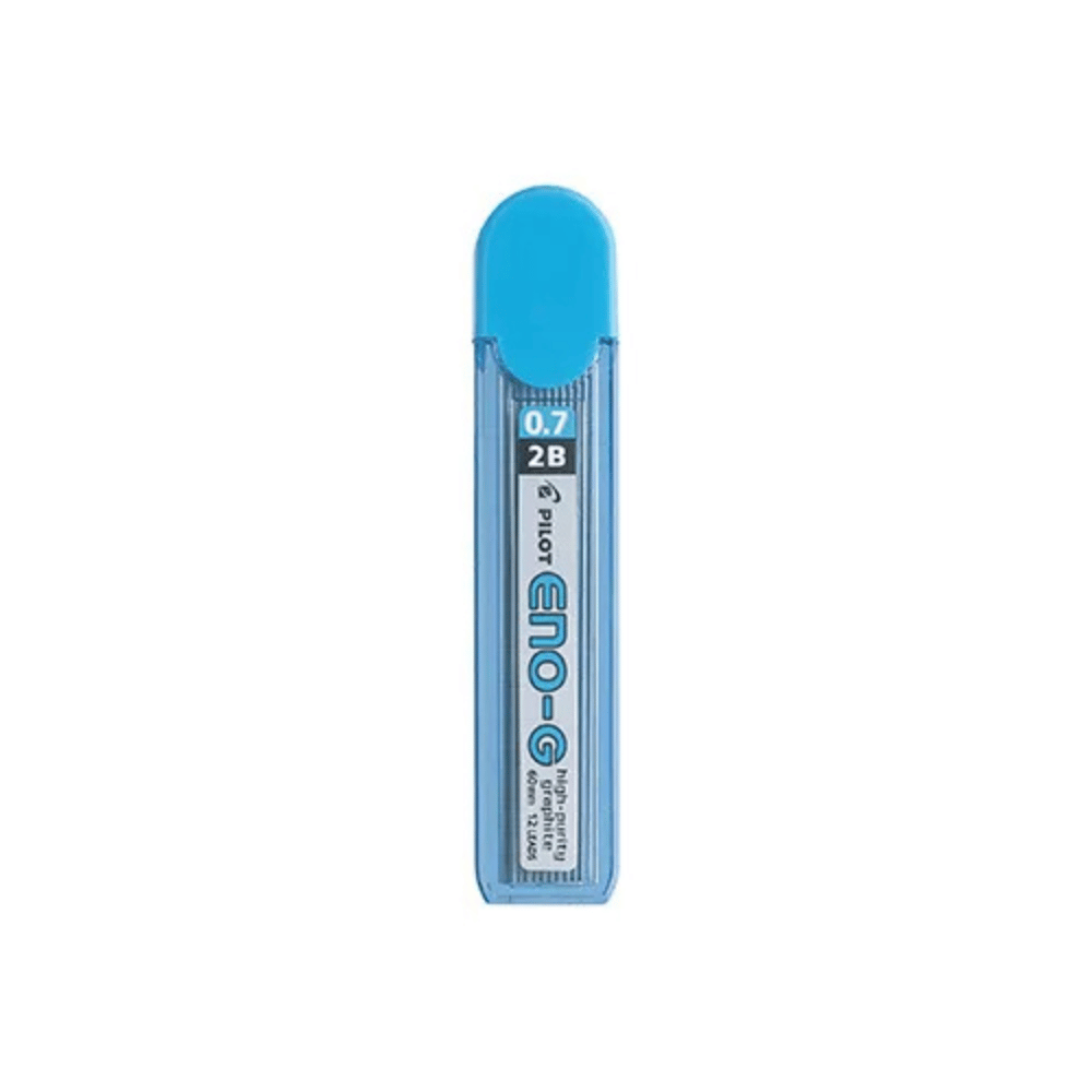 Pilot Eno-G 0.7 mm 2B versatil kalem ucu, mavi şeffaf tüp ambalaj