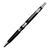 Pilot H-1003 vintage versatil kalem mat siyah gövde ve krom klips, tam boy görünüm, 0.3 mm