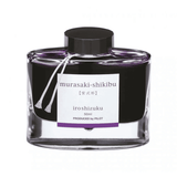 Pilot Iroshizuku Murasaki-Shikibu şişe mürekkep 50 ml, mor mürekkepli cam şişe ve etiketi