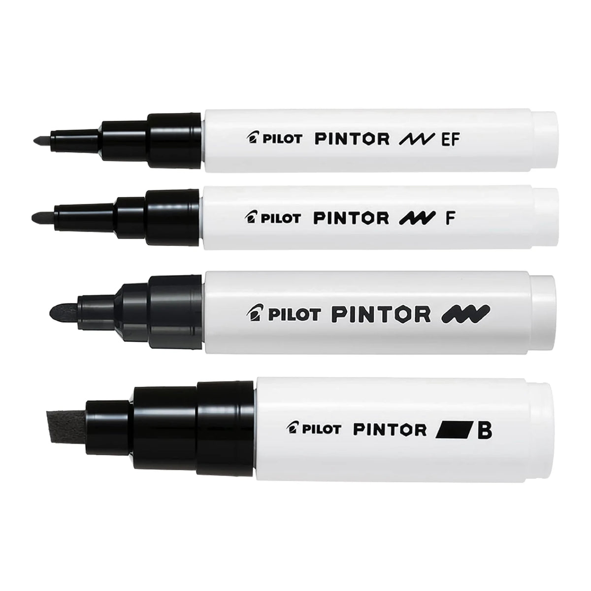 Pilot Pintor uç kalınlıkları: EF, F, M ve B