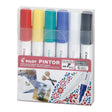 Pilot Pintor Extra Fine 6'lı set ana renkler paketi