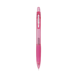 Pilot The Shaker versatil kalem pembe gövde ve pembe kauçuk kavrama, tam boy görünüm, 0.5 mm