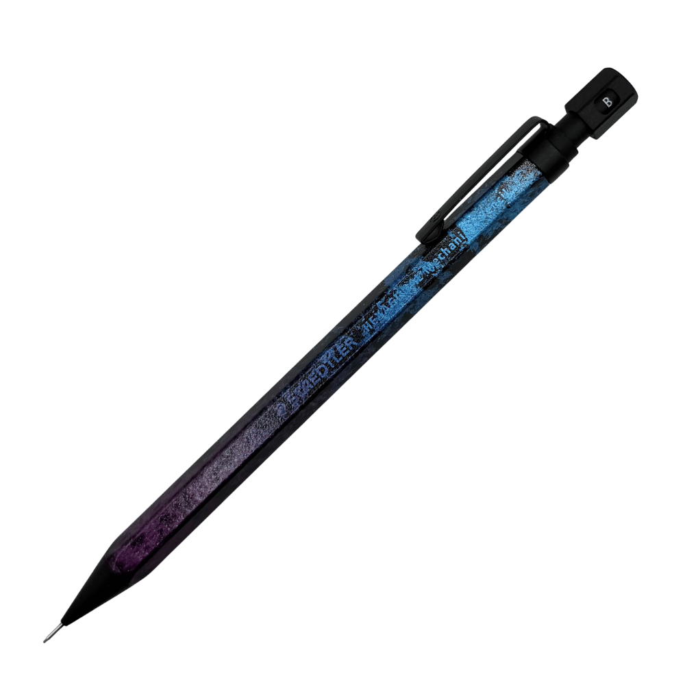 Staedtler Hexagonal Gece Gökyüzü el boyamalı versatil kalem, mavi mor gövde, 0.5 mm