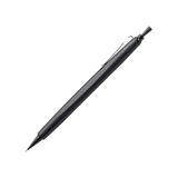 Tombow Zoom L2 versatil kalem mat siyah gövde çapraz duruş, konik metal uç görünür, 0.5 mm