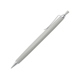 Tombow Zoom L2 versatil kalem açık gri gövde çapraz duruş, krom uç konisi ve tel klips, 0.5 mm