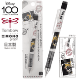 Tombow Mono Graph Disney Bambi baskılı versatil kalem, siyah beyaz film pulu ve ambalajı