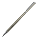 Tombow SH500SS vintage versatil kalem, ince şampanya rengi metal gövde, 0.5 mm