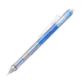 Tombow Mono Graph versatil kalem şeffaf mavi gövde ve beyaz silgi başlığı, tam boy, 0.5 mm