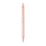 Uni Kuru Toga KS versatil kalem pudra pembe gövde, ince klips ve 0.5 mm yazısı, tam boy