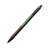 Uni Kuru Toga Wood versatil kalem Forest Green, ahşap kavramalı gövde açılı tam boy, 0.5 mm
